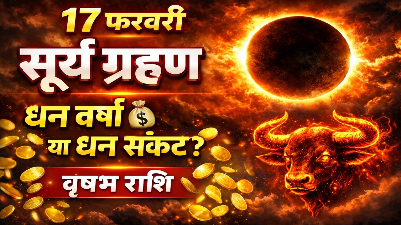 सूर्य ग्रहण 17 फरवरी 2026: वृषभ राशि पर बड़ा प्रभाव! | Taurus Solar Eclipse Prediction