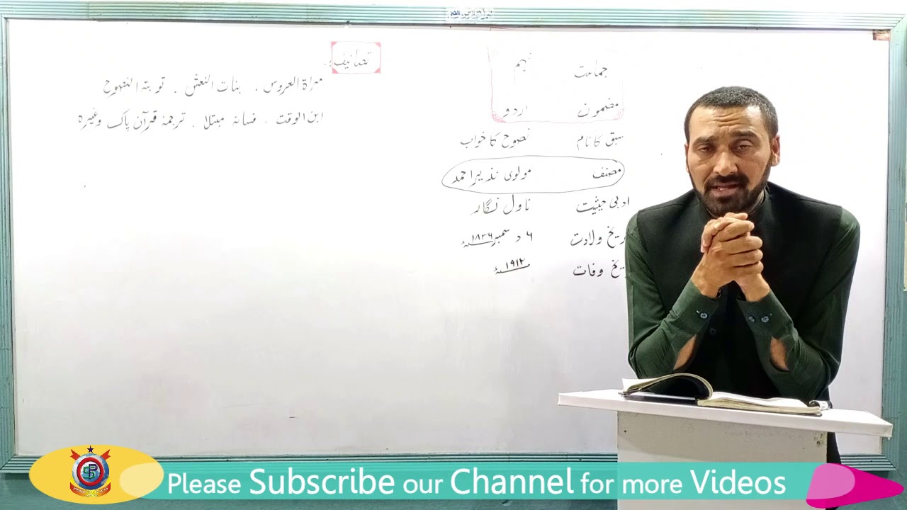 Nasooh Ka Khwab - Urdu | Lecture 1 | Class 9th