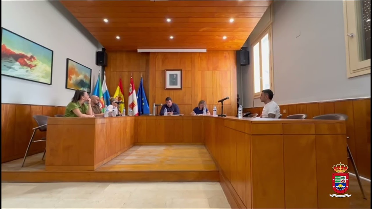 Pleno Municipal Extraordinario Urgente Ayuntamiento de Valle Gran Rey - 09 septiembre 2025