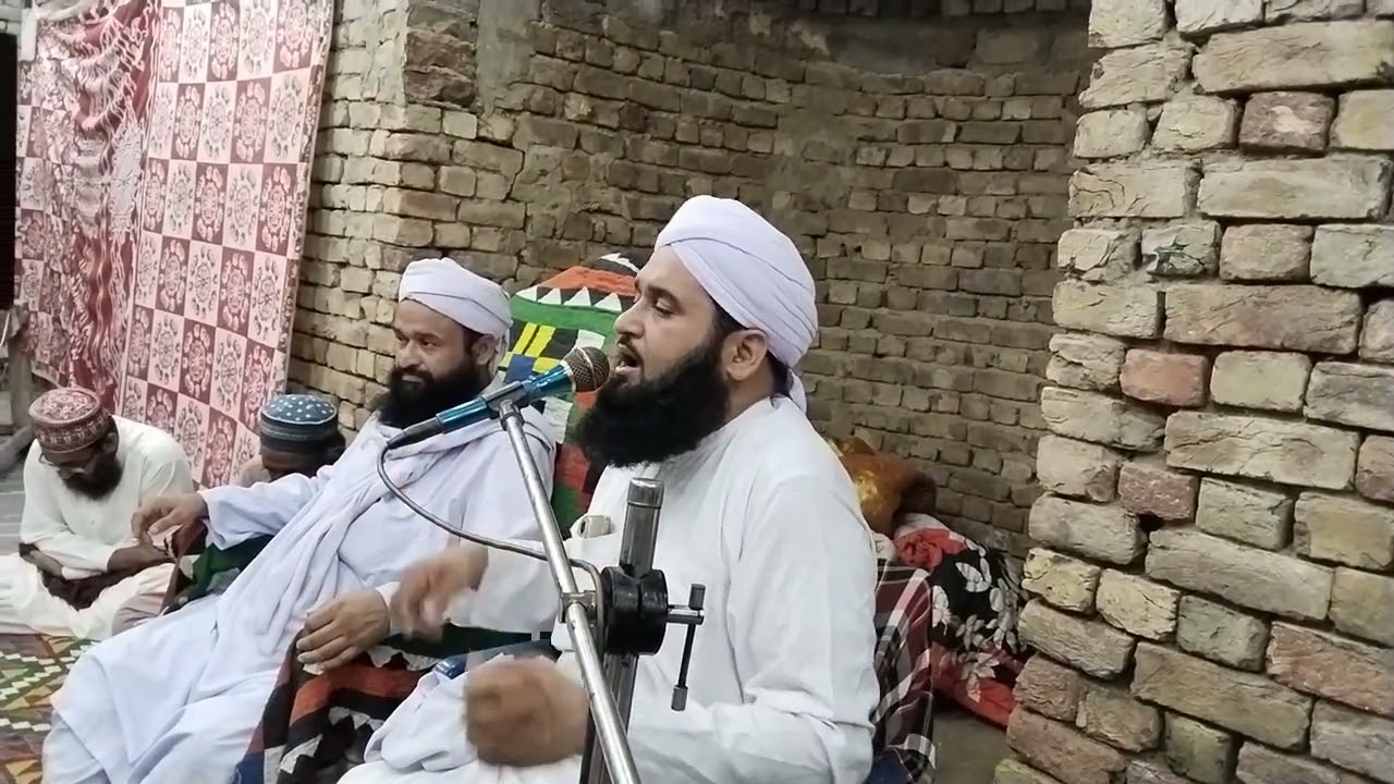 مرشد کریم پیرسید محمد پریل شاہ جیلانی قادری کے مدرسے میں پیرسیدمحمدحسن علی شاہ جیلانی قادری کا خطاب 