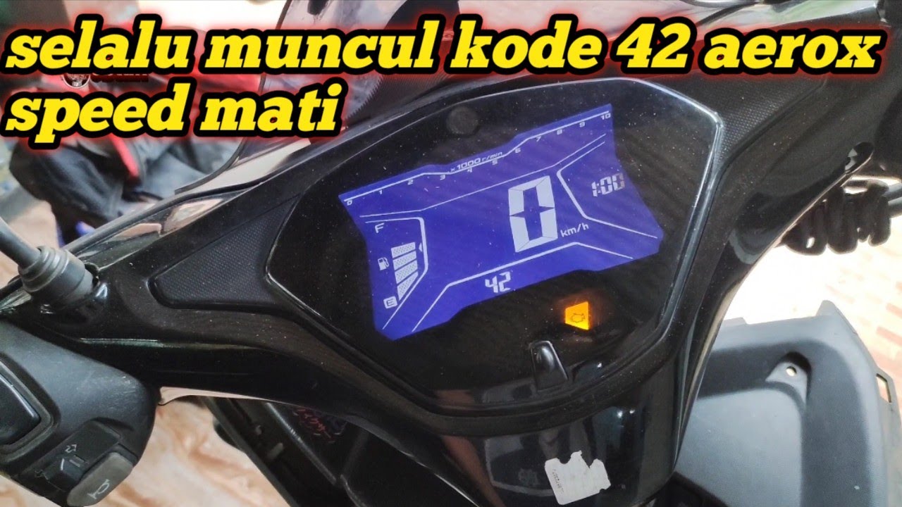Cara mengatasi kode 42 aerox 155