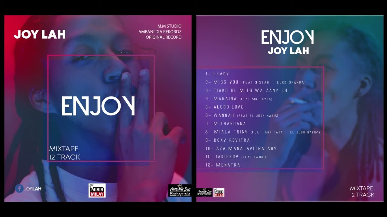 Joy Lah  - ENJOY (full mixtape Janvier 2020)