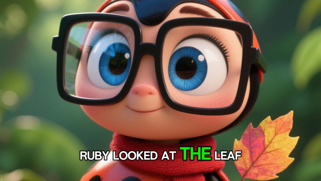 🍃🐞Ruby and the Leaf That Wouldn’t Let Go 🍃🐞 | A Calm Forest Story About Patience & Friendship