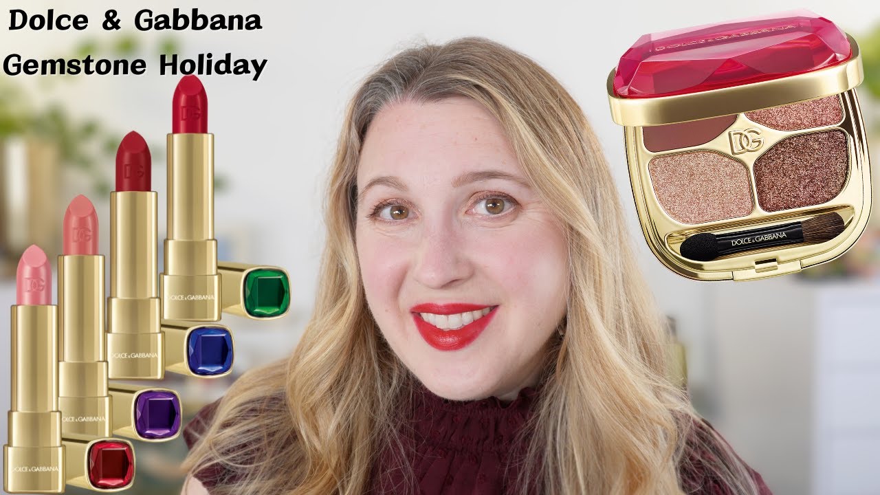 DOLCE & GABBANA + DECORTE | Gemstone Holiday Collection & New Loose Powder