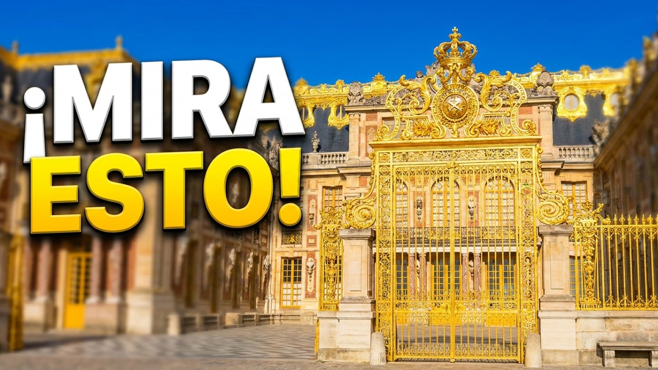 ✅ Un viaje a través del tiempo: El impresionante Palacio de Versalles en Francia
