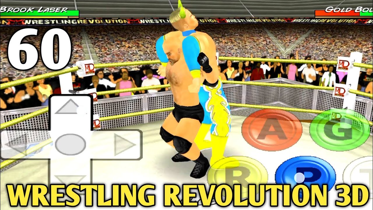 Wrestling Revolution 3d Gameplay || fight games || Wrestling Career || Fight - 60