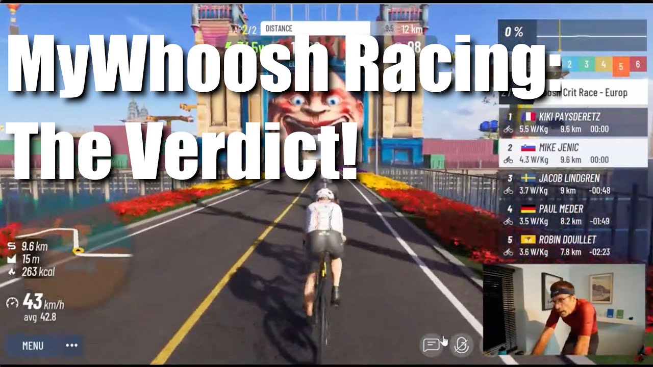 MyWhoosh Racing: Can It Beat Zwift? My First Crit Race