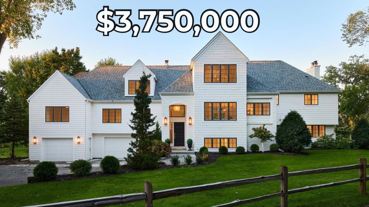 Full Tour | $3.75M Luxury Transitional Modern Farmhouse in Edina, MN