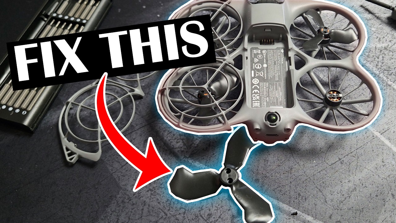 Замена пропеллеров на DJI Neo 2: не допускайте этой ошибки!