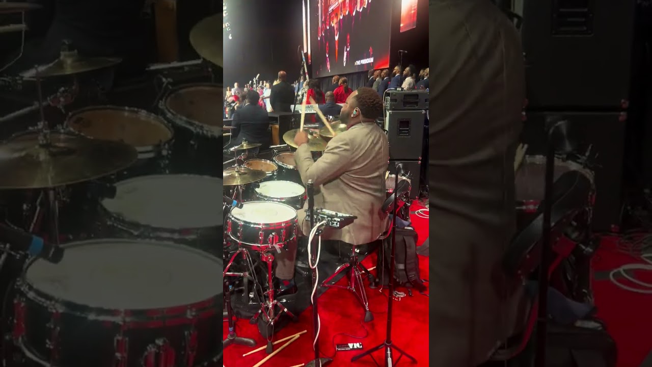 Pooter Golden Smacking On Drums At Cogic Holy Convocation 2024 🥁🔥🎸🎹❗️
