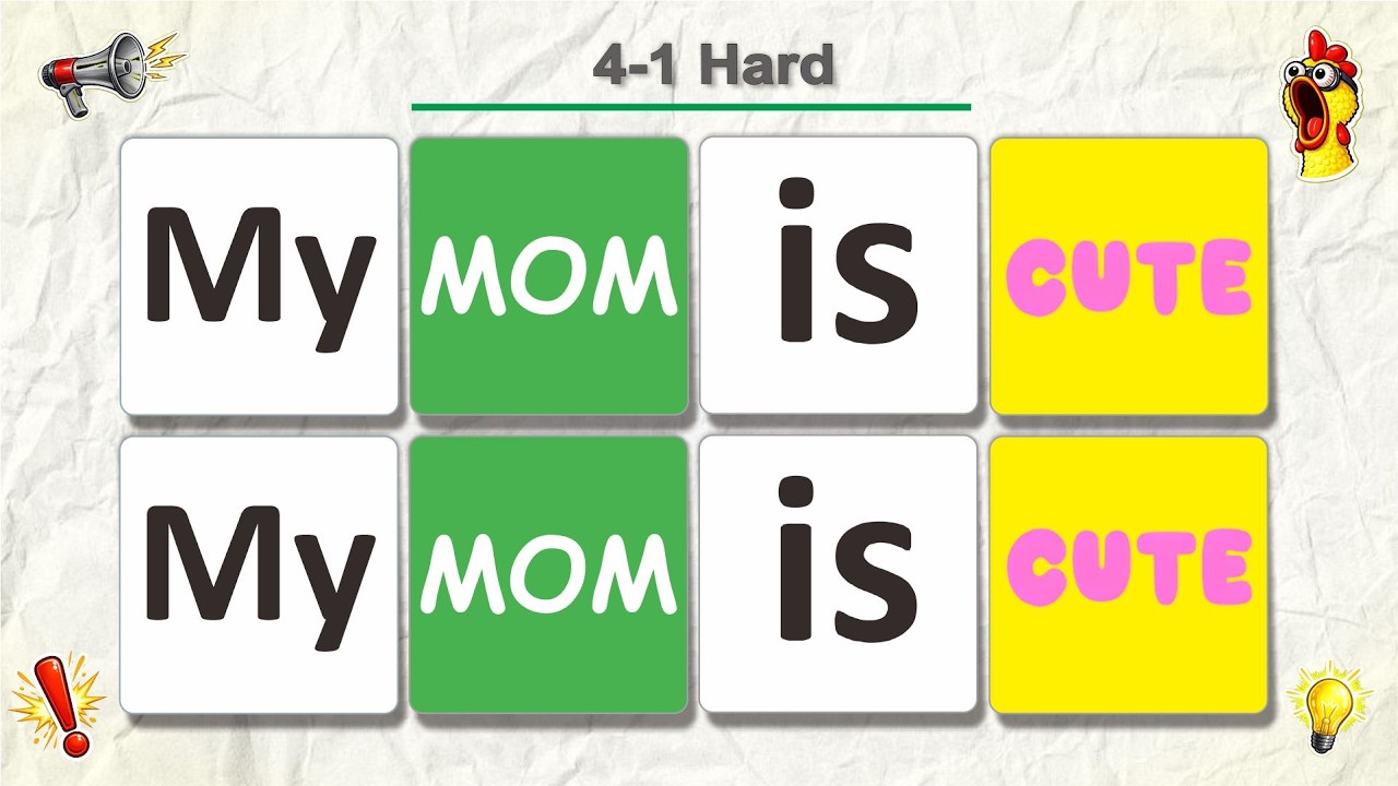 Say The Word On Beat | Family challenge (4 Levels)