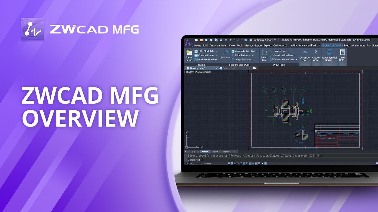 ZWCAD MFG Overview
