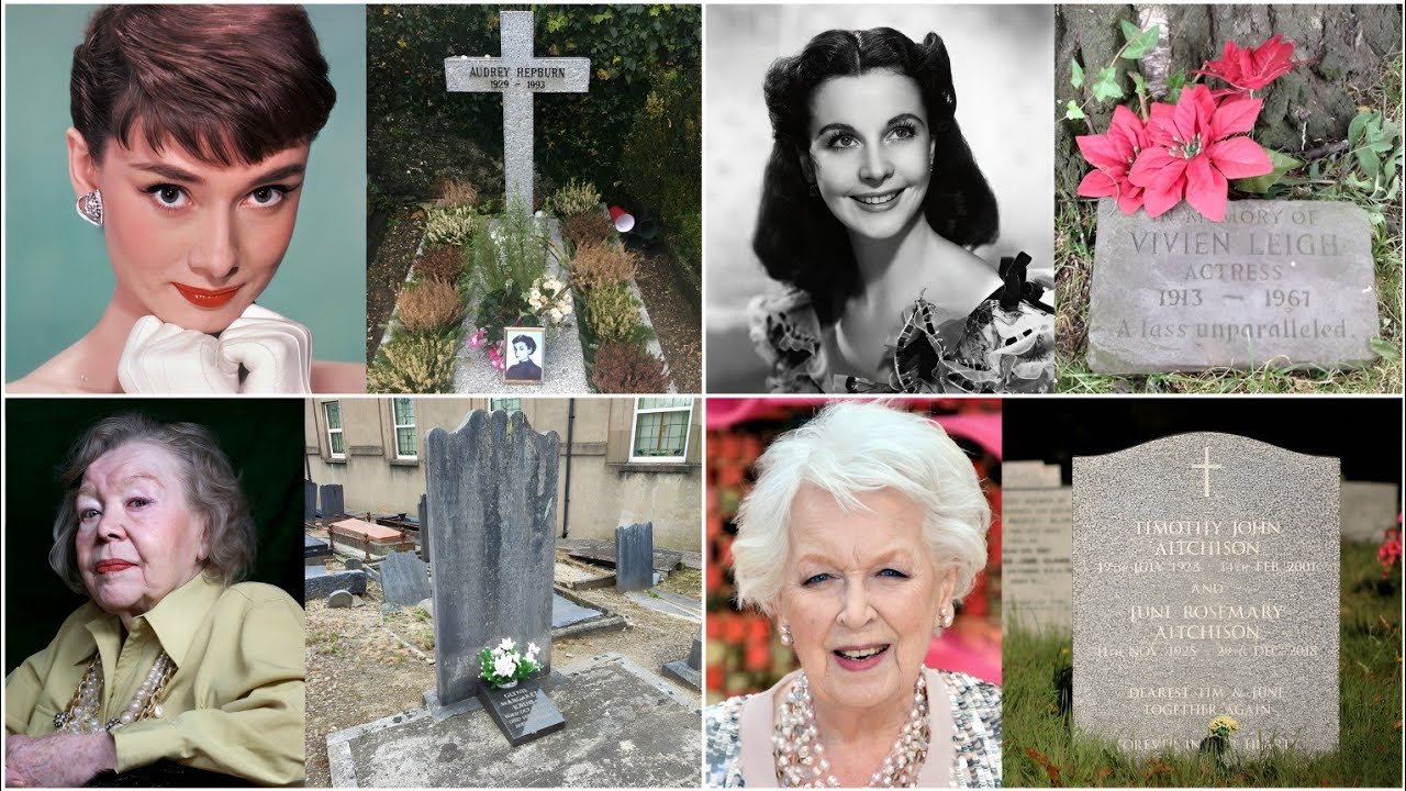 Graves of 27 Legendary British Actress - Their Final Resting Places!