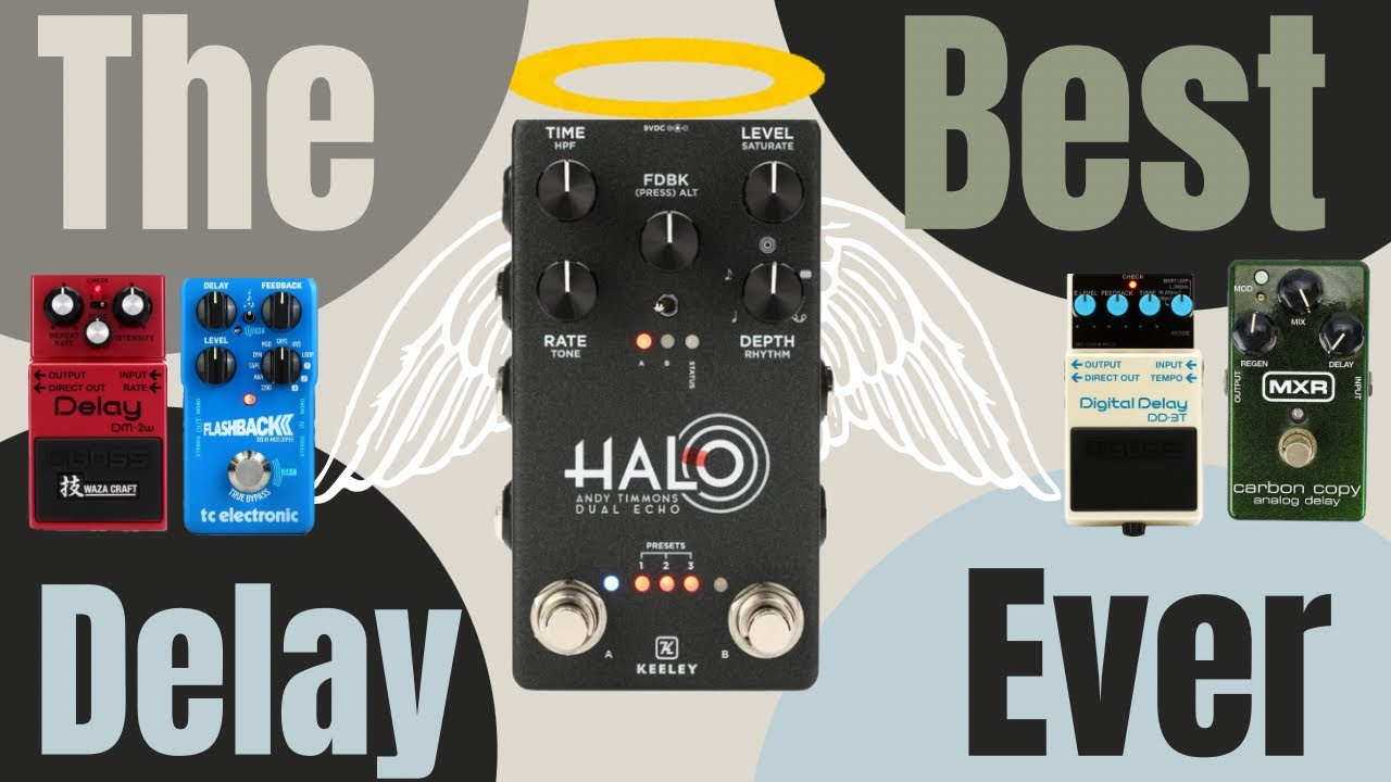 THE BEST DELAY PEDAL EVER! (Keeley Halo Dual Echo Pedal)