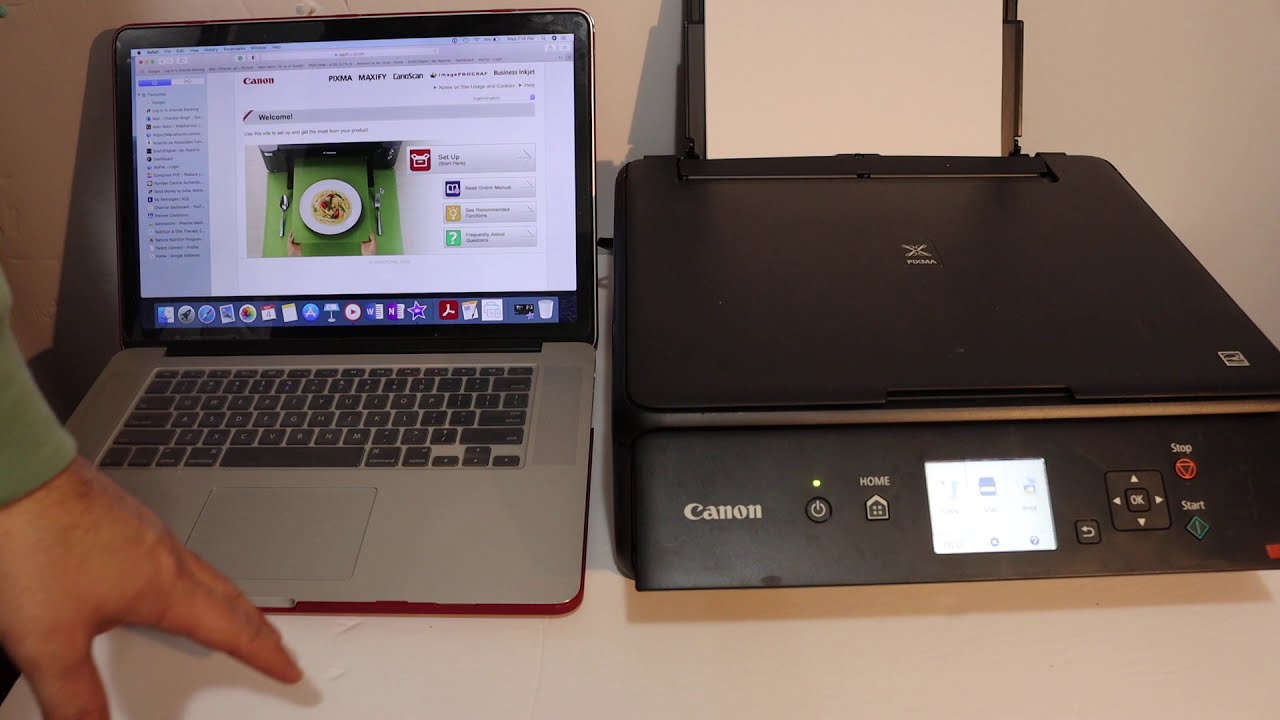 Canon PIXMA TS5000 SetUp Mac OS, WiFi Wireless SetUp Review !!