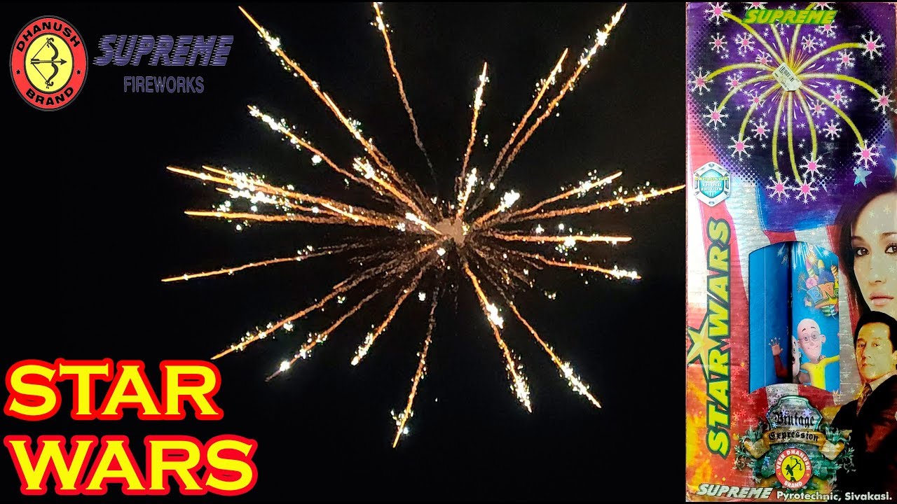 STAR WARS from Supreme Fireworks| Large Sky Shot from Supreme Fireworks|Supreme SkyShot|Diwali 2020