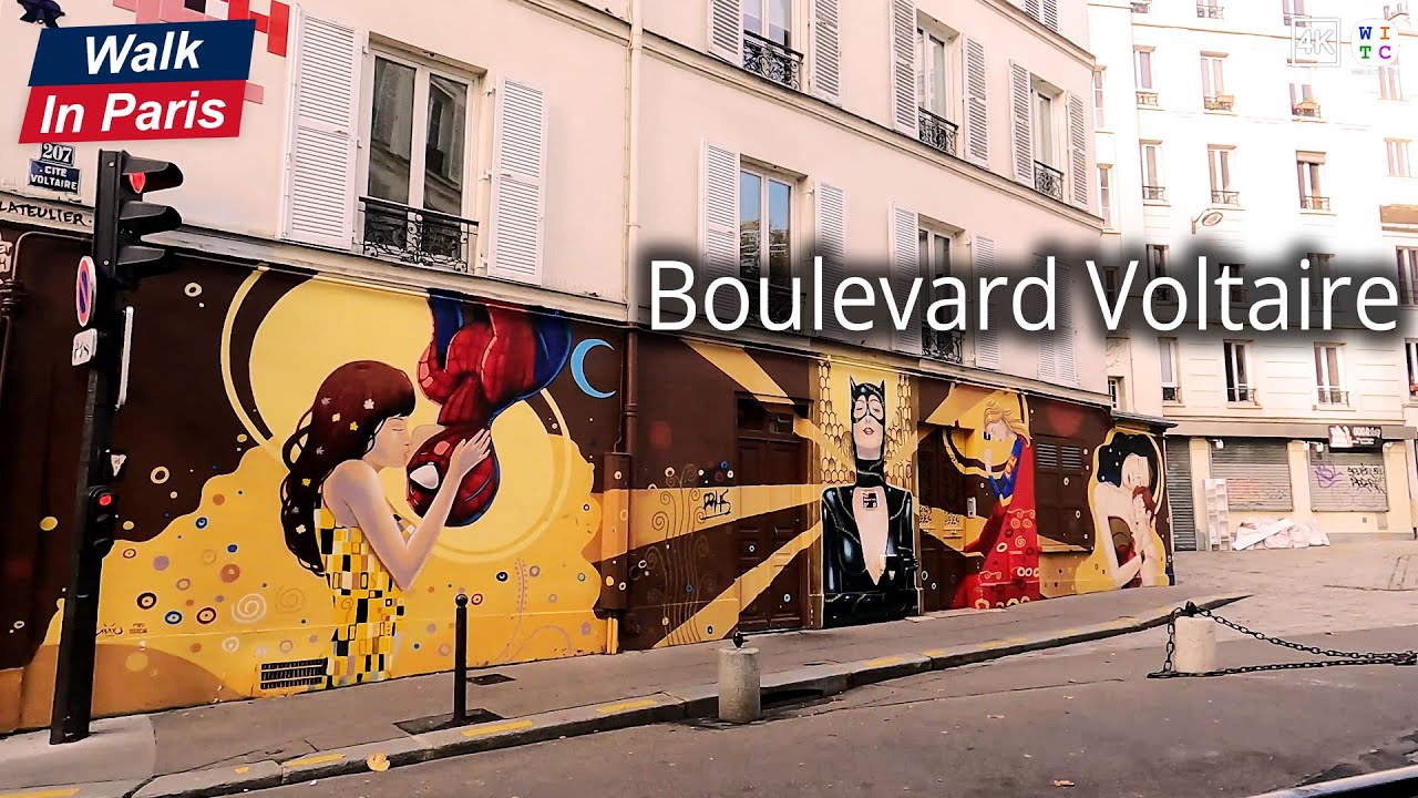 Boulevard Voltaire (4K) | Walk In Paris | Paris Street Tour