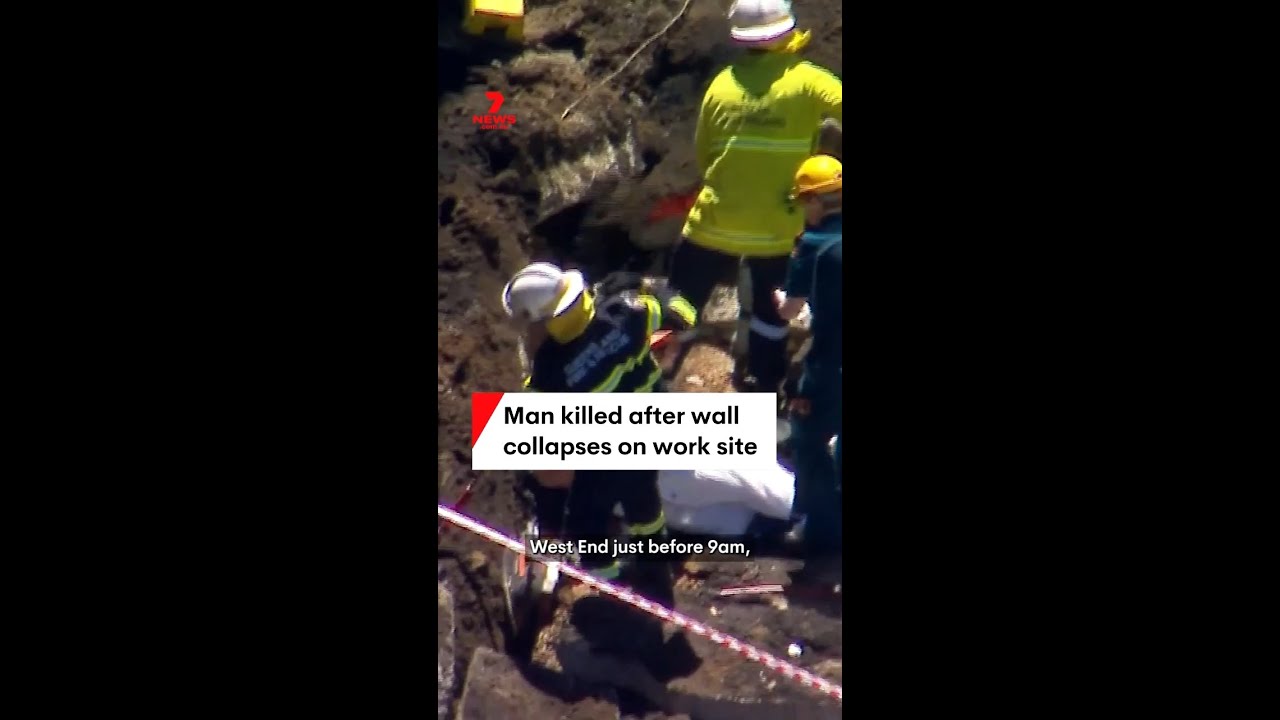 Man killed after wall collapses on work site