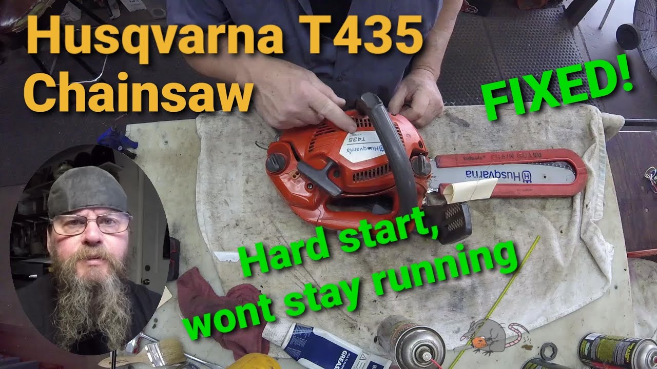 Husqvarna T435 Chainsaw Won't Start