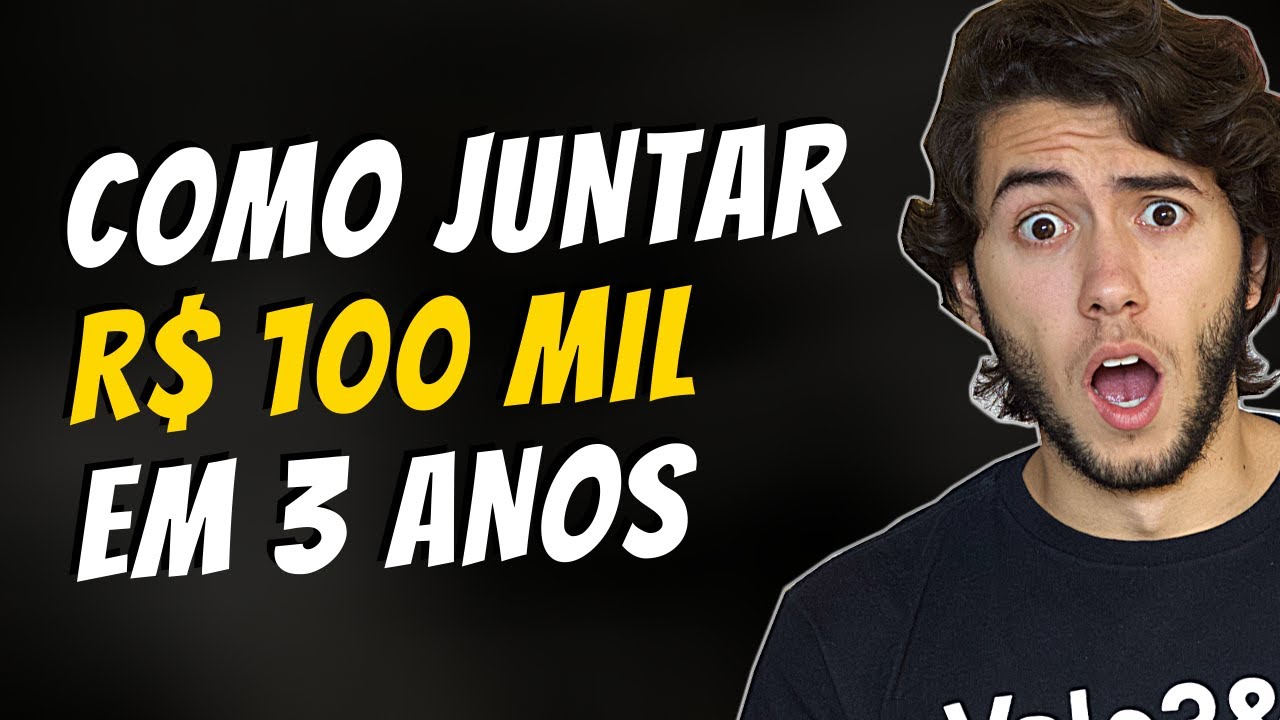 COMO JUNTAR 100 MIL REAIS EM 3 ANOS (Comprovado com Cálculos + Planilha Gratuita)