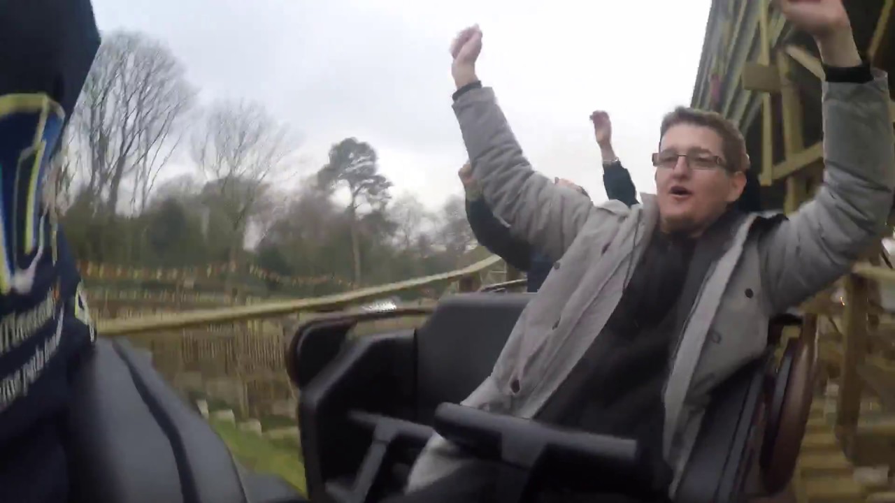 Riding Wicker Man at Alton Towers - Rider Cam POV
