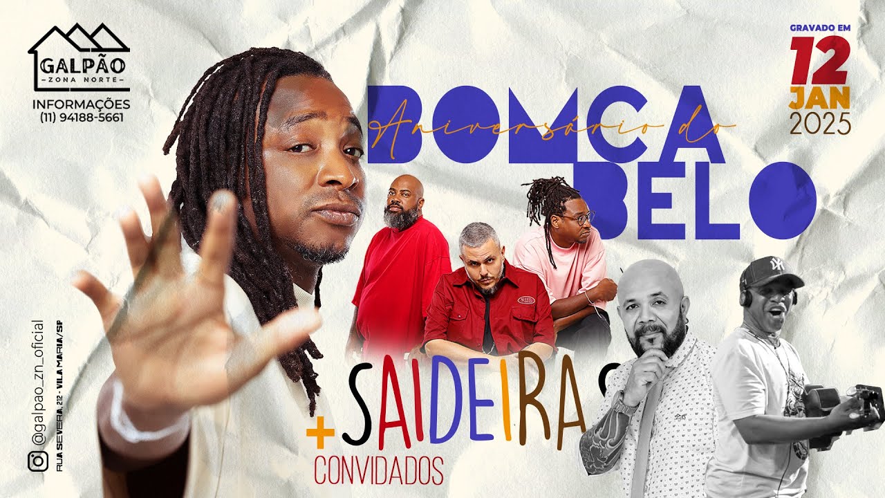Anivers&aacute;rio do Luciano BomCabelo no Galp&atilde;o ZN com Saiderias,  Chiqinhos&nbsp;dos&nbsp;Santos e Luizinho SP