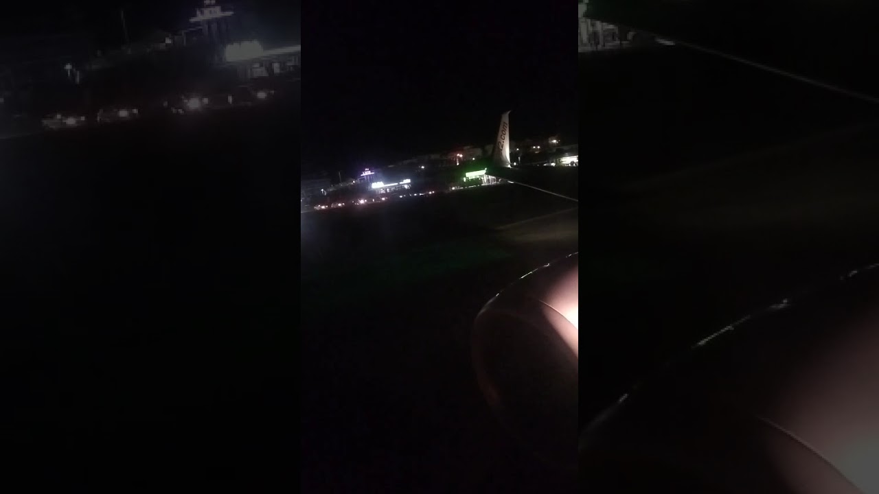 Jet2 (Operated by AirExplore) - 737-800 - OM-LEX - Night Takeoff, Corfu. #jet2holidays #corfuisland