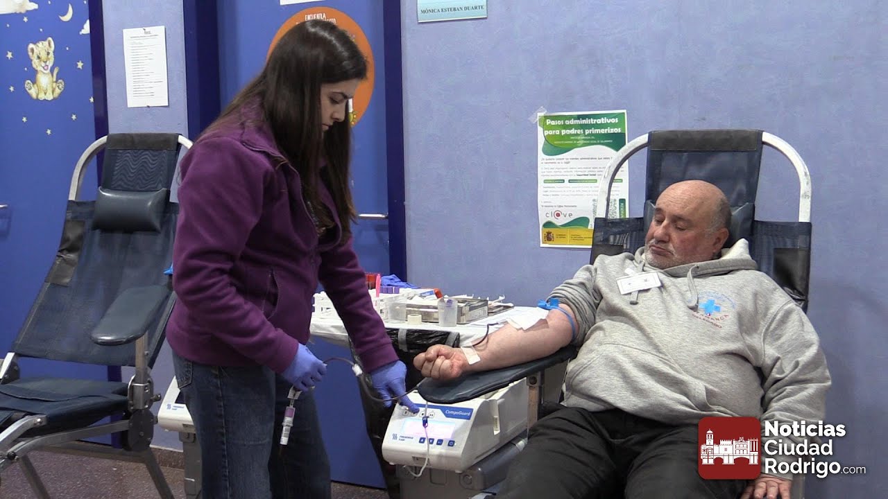 Tarde de donaciones de sangre en Ciudad Rodrigo.