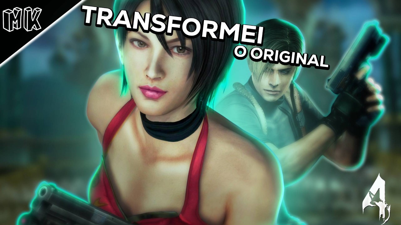 TRANSFORMEI O RESIDENT EVIL 4 ORIGINAL NO REMAKE!😯