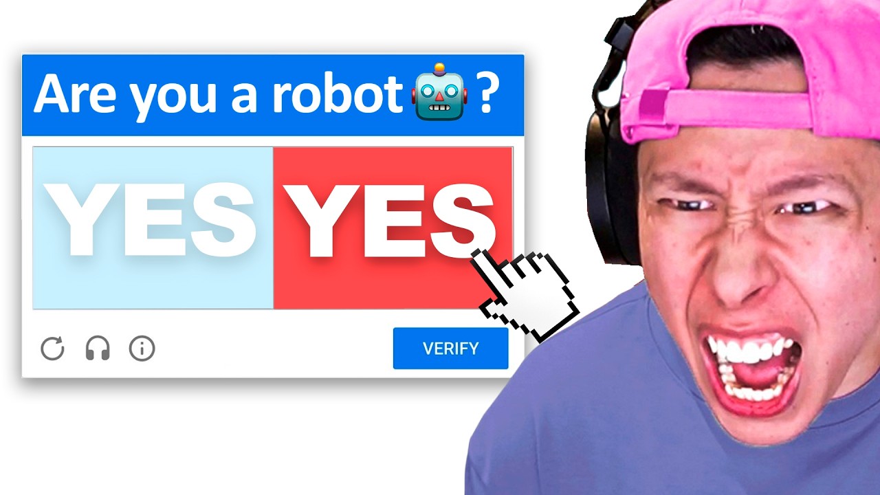 So I Tried Worlds HARDEST CAPTCHA GAME…