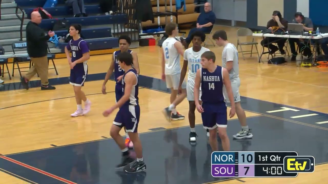 Nashua North vs South Boys Basketball  12/28/2025