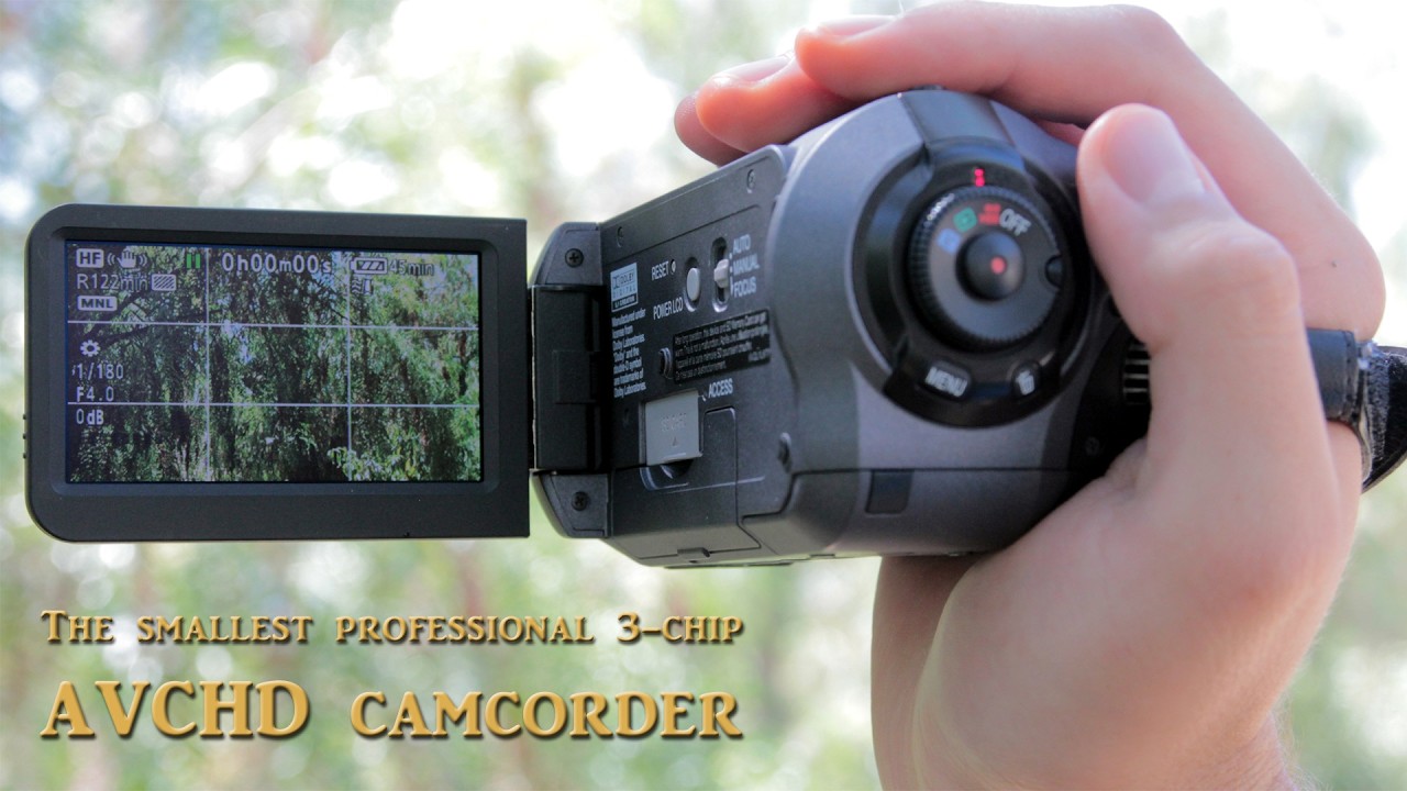 The smallest professional AVCCAM camcorder
