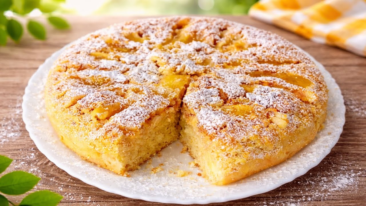 Tarta de manzana sin horno 🍏