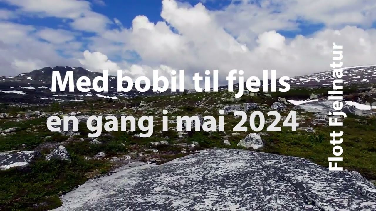 Med bobil til fjells i Buskerud