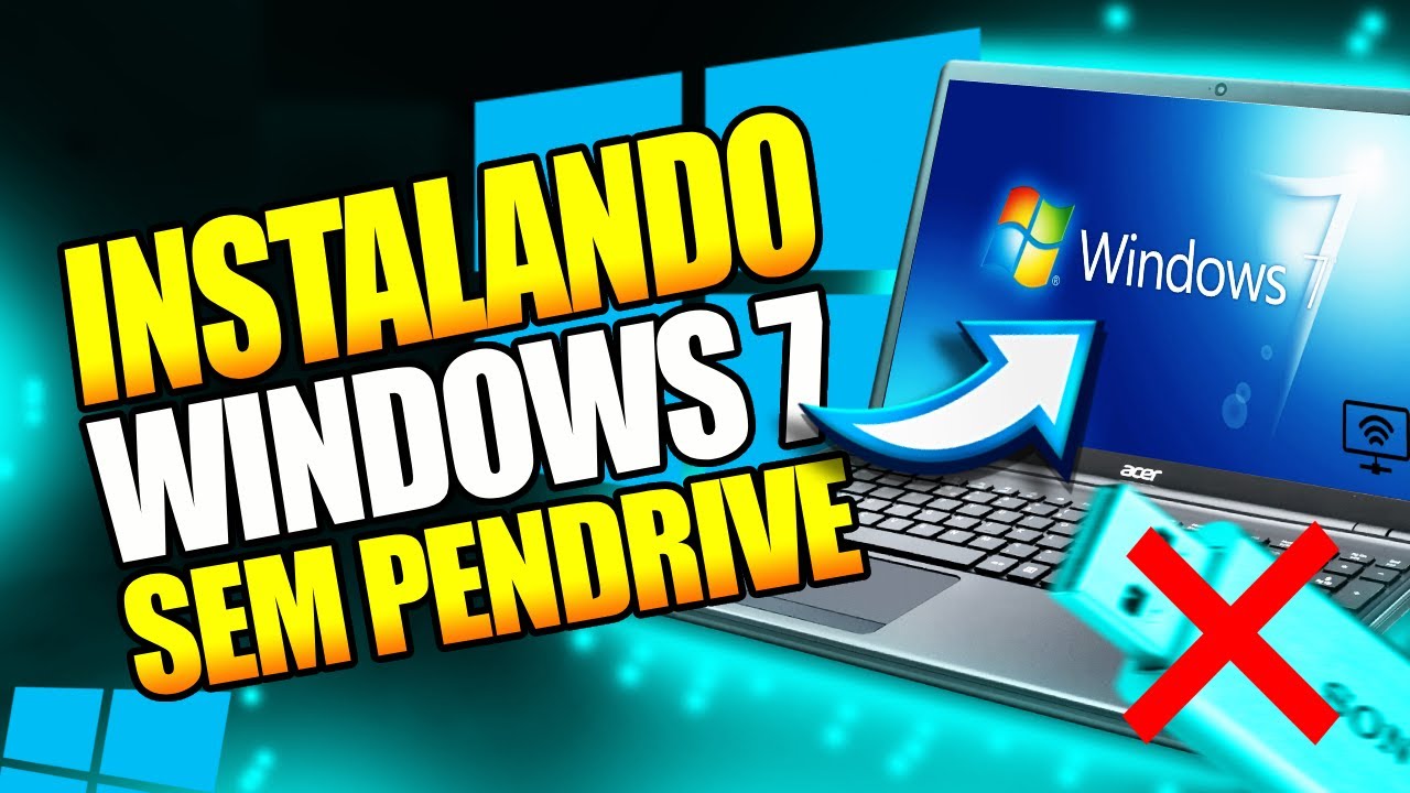 ✅Aprenda Como Instalar Windows 7 sem Pendrive, Rápido e Fácil (Passo a Passo 2025)