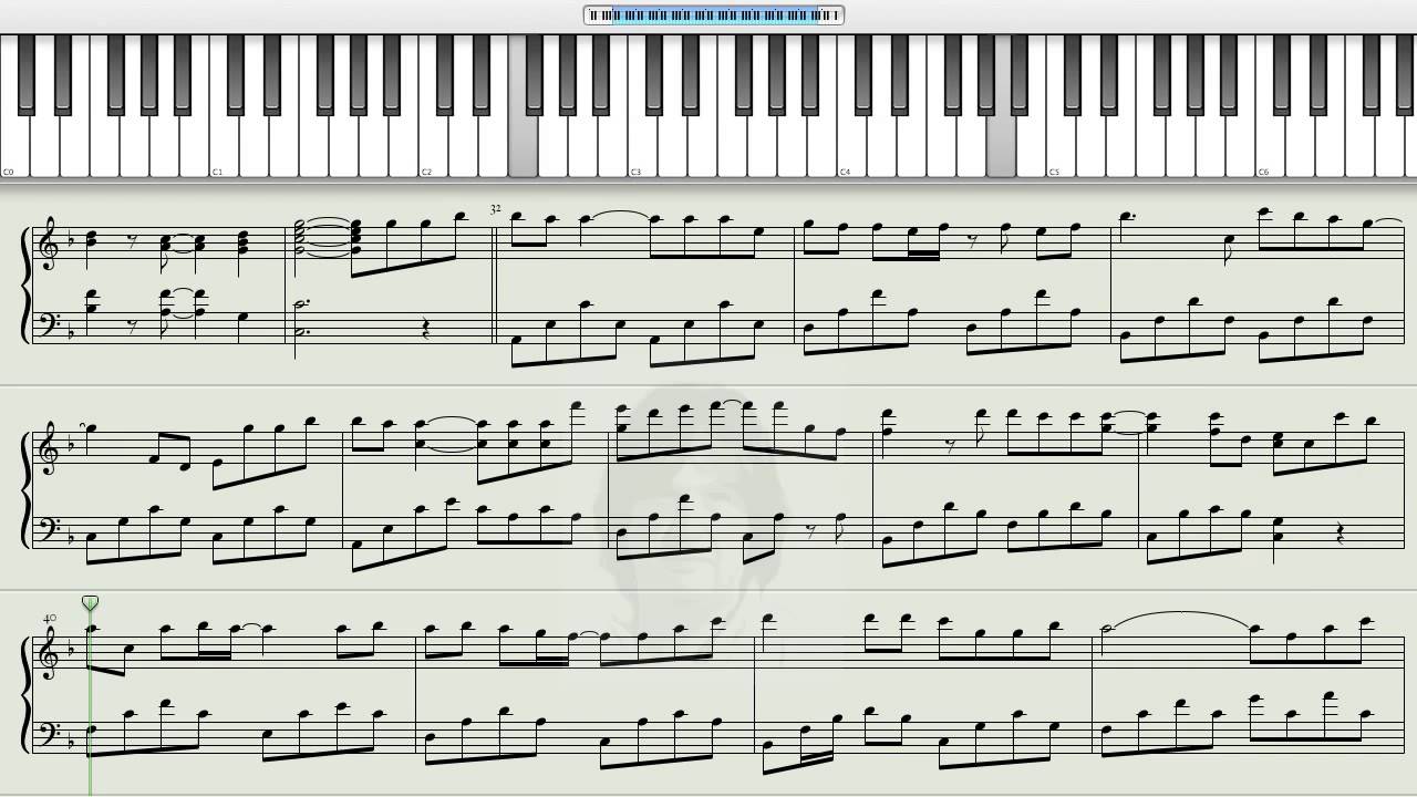 How to play  Fairy Tale -  Tong Hua on the Piano