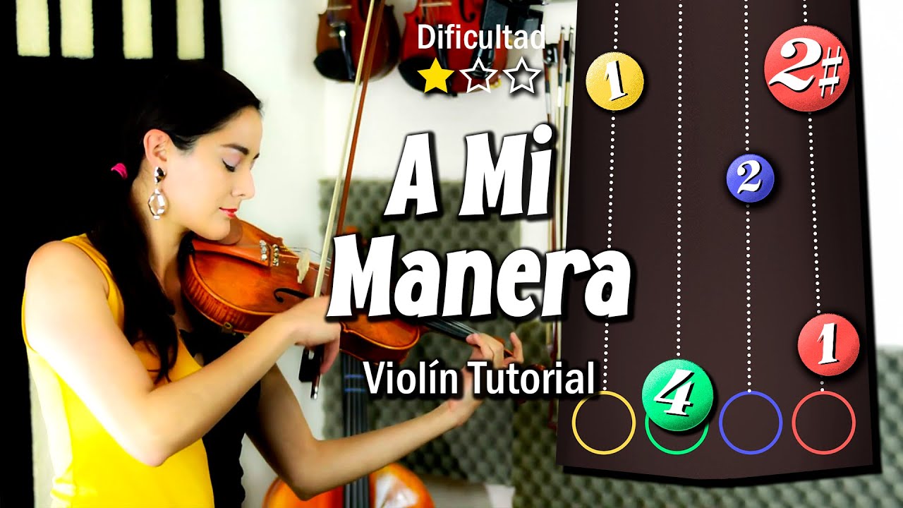 A Mi Manera 🎻💓 Violín Play Along 🎻 - Irazú Violín + Partitura