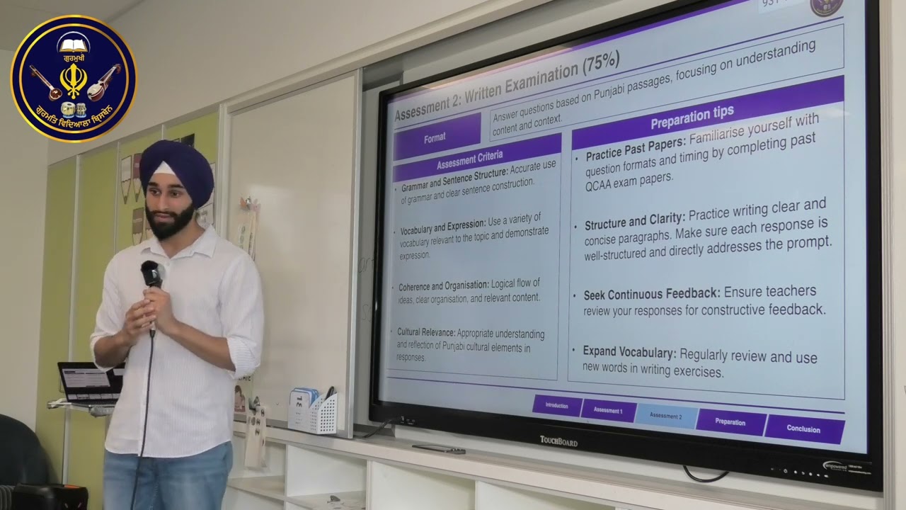 Senior External Examination in Punjabi Information By Manraj Singh Australia Gurmat Vidyala Brisbane