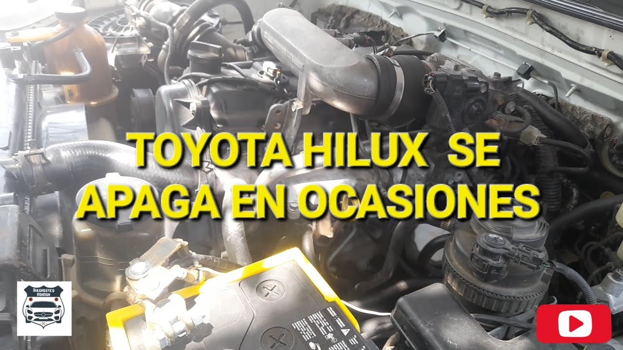 Toyota hilux se apaga en ocasiones CODIGO P0093 Y P0627
