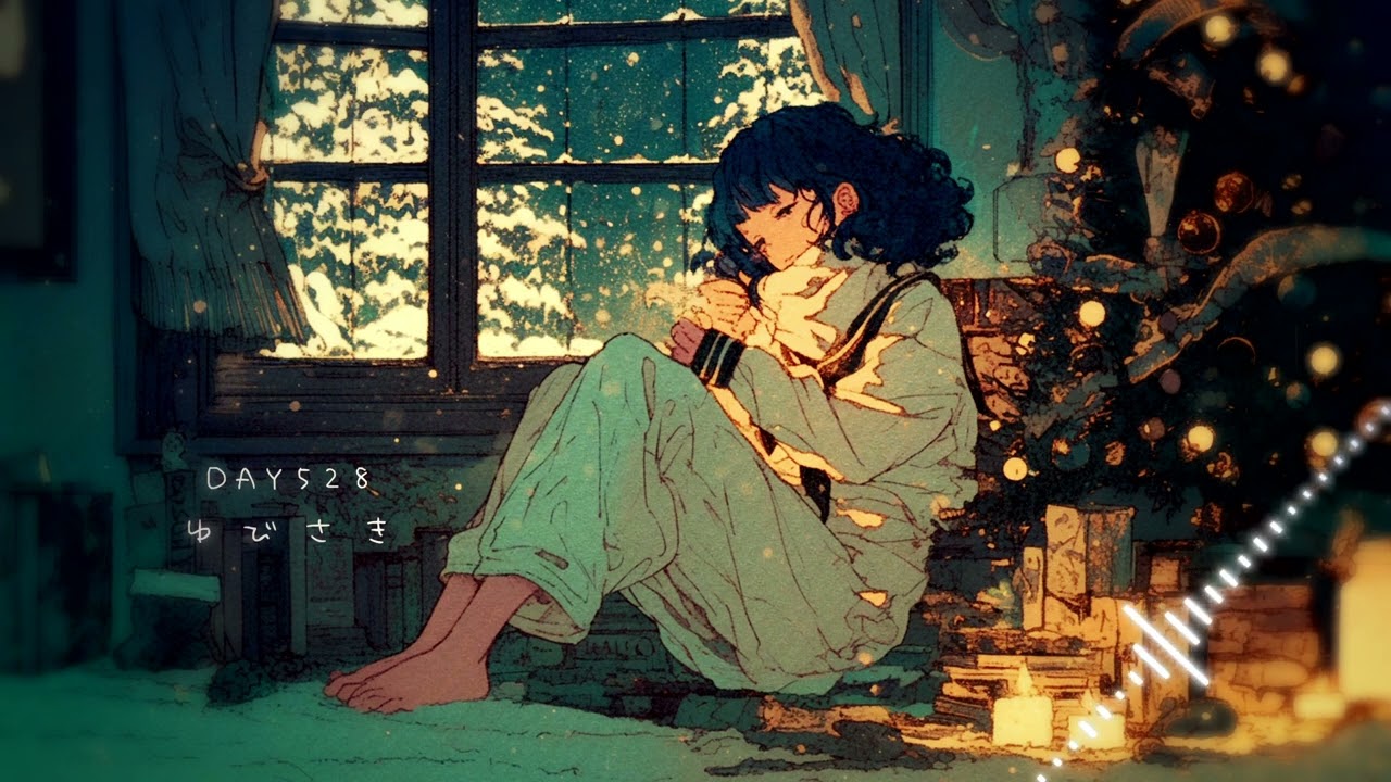 【 DAY528 】ゆびさき / 蒼い鍵盤【 作業用/やさしいピアノ/毎日フリーBGM  】
