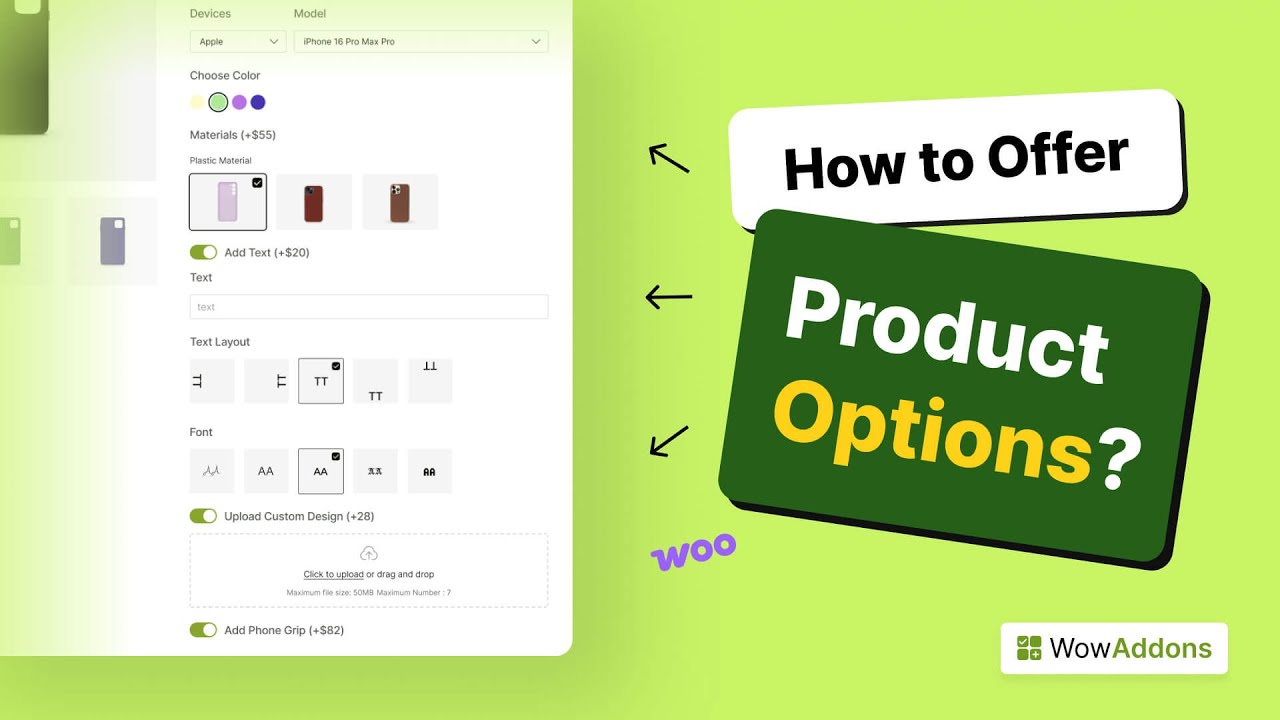 Create Product Options The Easy Way - Use This Free Product Addons Plugin