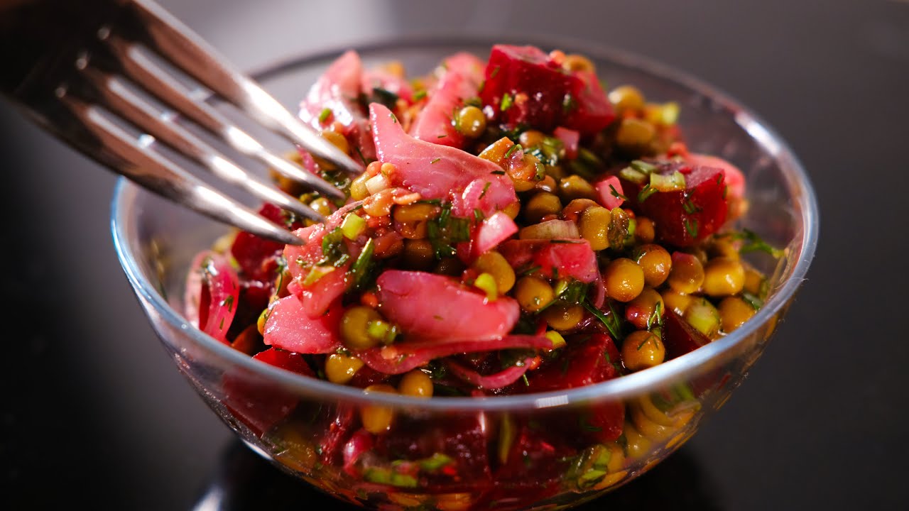 The most delicious Danish salad that I eat even in the evening. Just 5 minutes and it's ready