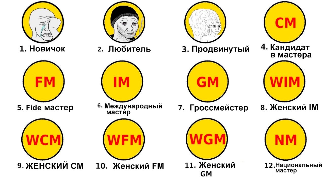 НА КАКОМ ТЫ ШАХМАТНОМ УРОВНЕ?