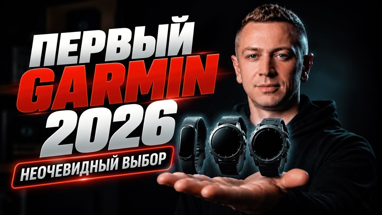 ТОП 3 Garmin для новичка