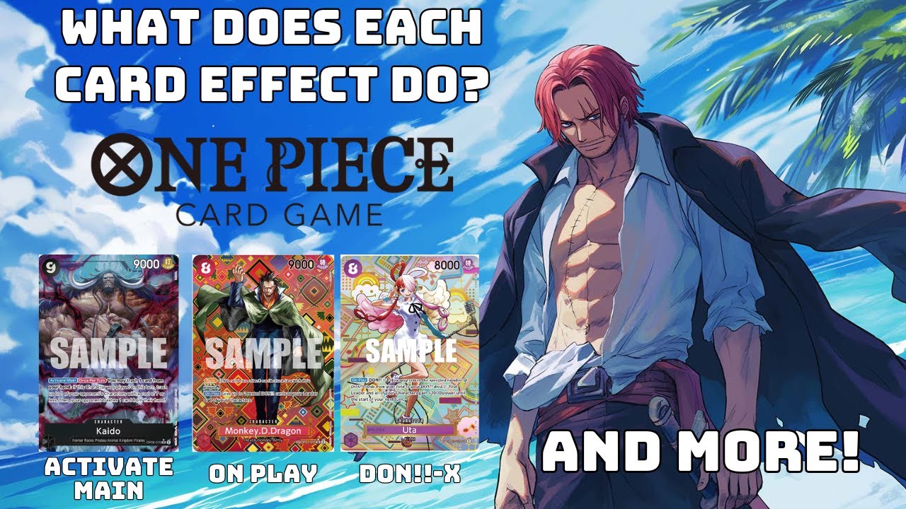 Руководство по One Piece TCG: объяснение всех эффектов карт!