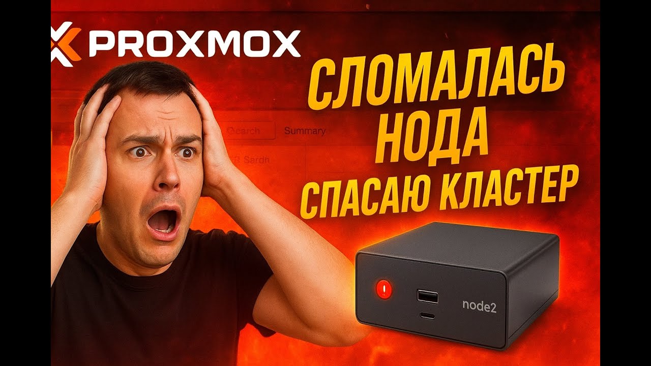 Proxmox VE: безопасная замена отказавшей ноды