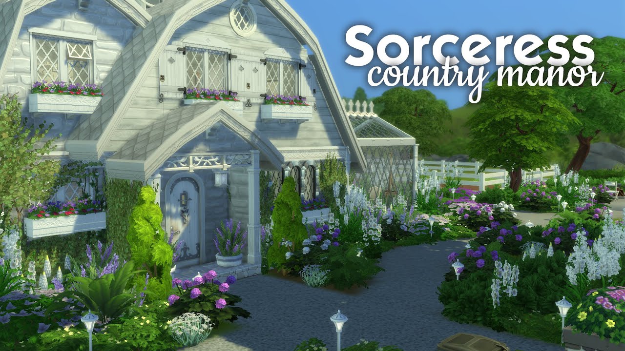 🏡 Wiejski Dworek Czarodziejki cz.2 || The Sims 4 Speed Build | No CC