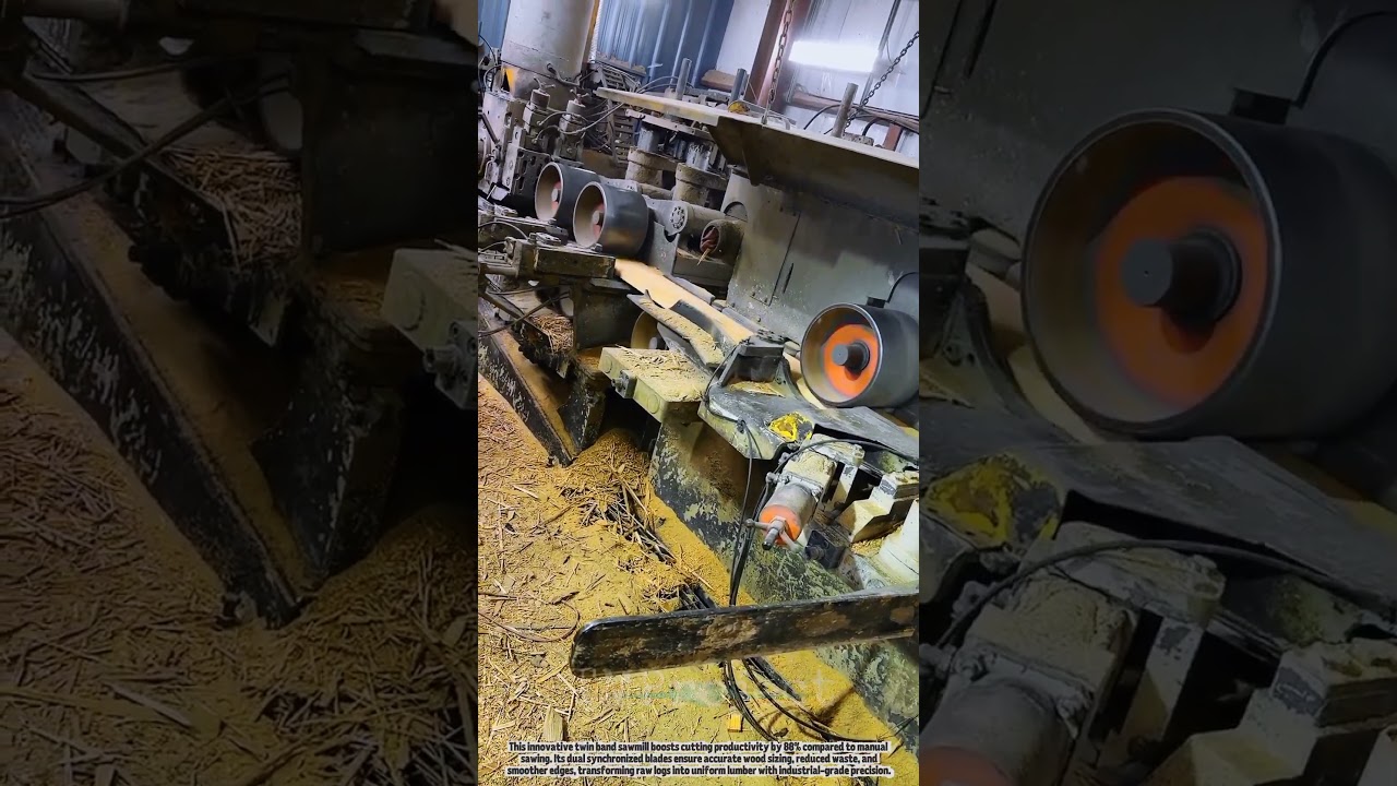 Best Innovative Twin Band Sawmill Machine System: Precision Wood Cutting Power
