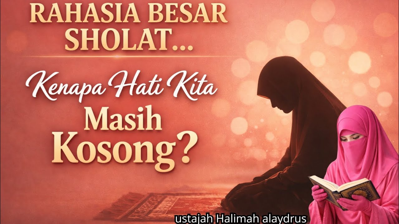 Ustajah HALIMAH ALAYDRUS - SUDAH SHOLAT.. KENAPA HATI MASIH TETAP MERASA KOSONG? 