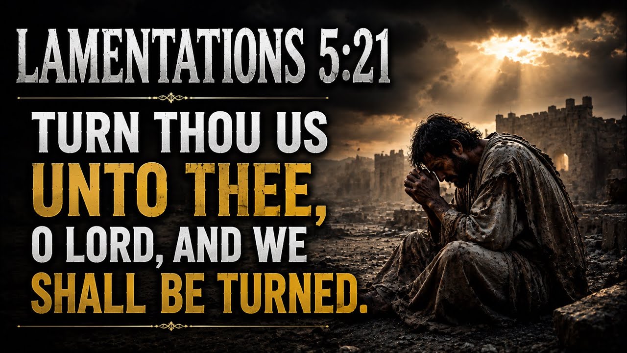 Lamentations 5:21 “Bring Us Back to You Oh…LORD”